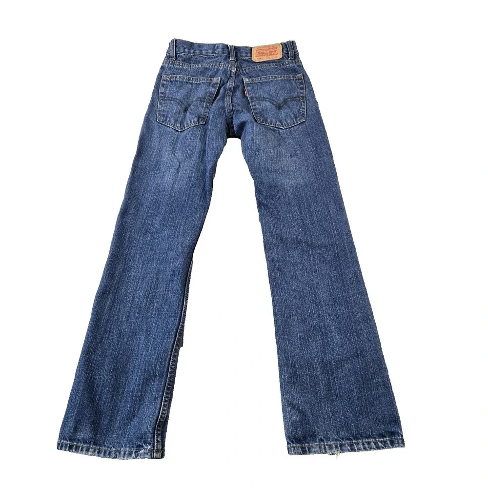 LEVI'S 527 Girl's Bootcut Denim Jeans 100% Cotton 24